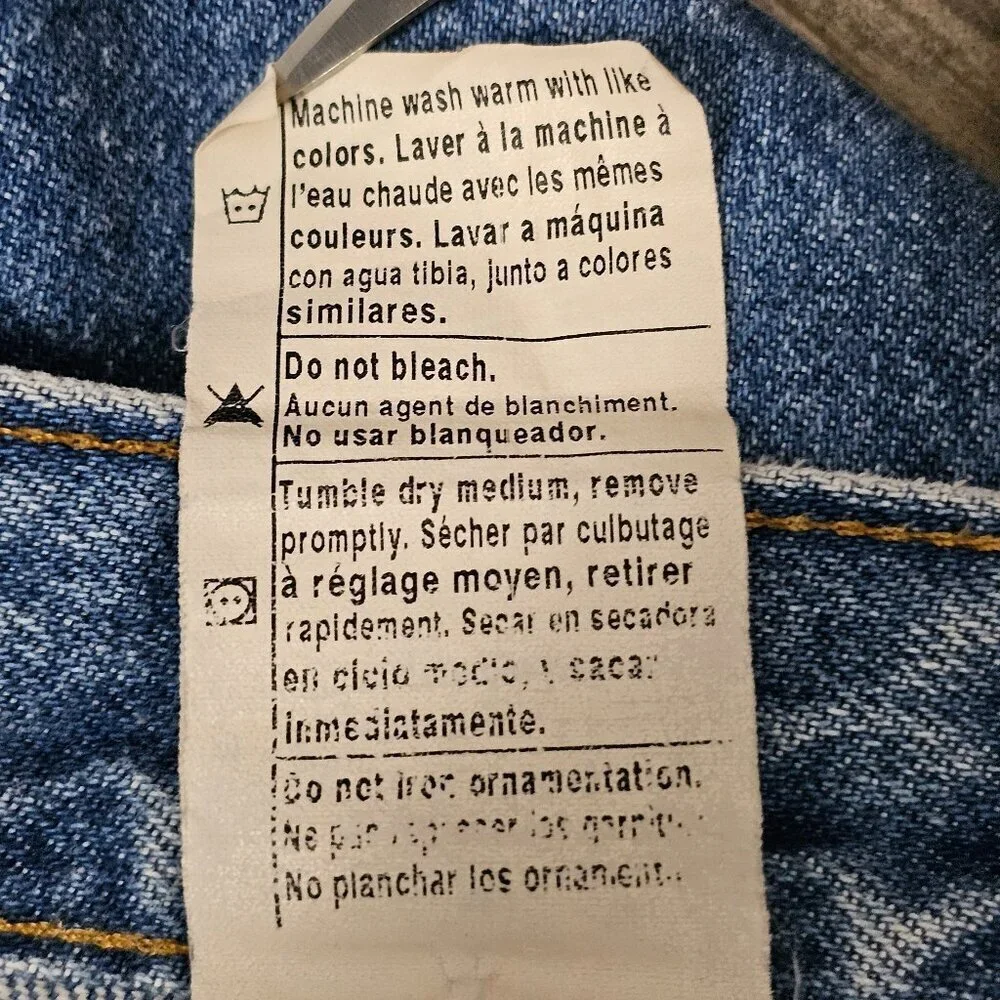 Carhartt Denim Relaxed Fit Straight Leg Cotton Blue Jeans